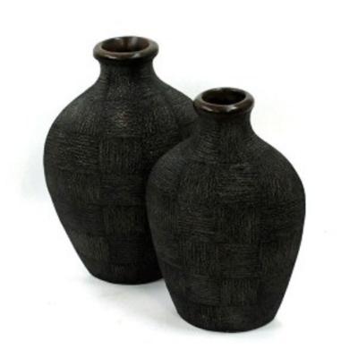  Vase goutte en terre cuite lisse - 50 cm 