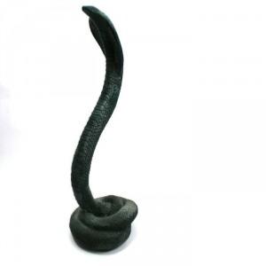  Cobra bronze en résine 60 cm