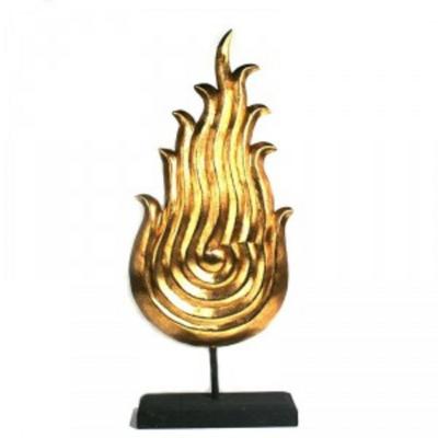B050BSJ17 Sculpture flamme or 63 cm