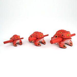 Grenouille musicale ROUGE- 4.5 cm